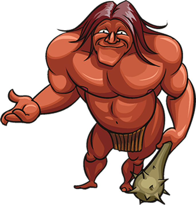 B.C. Man mascot